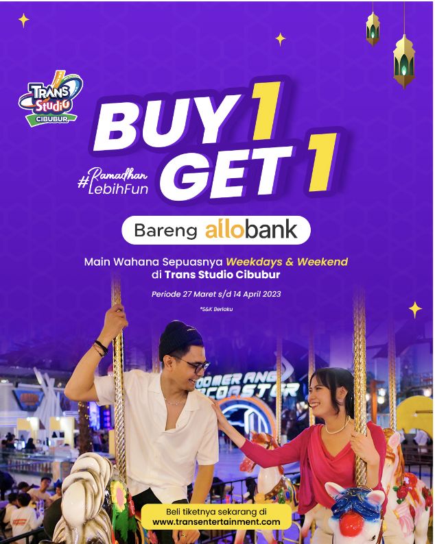 Promo Trans Studio. bulan April