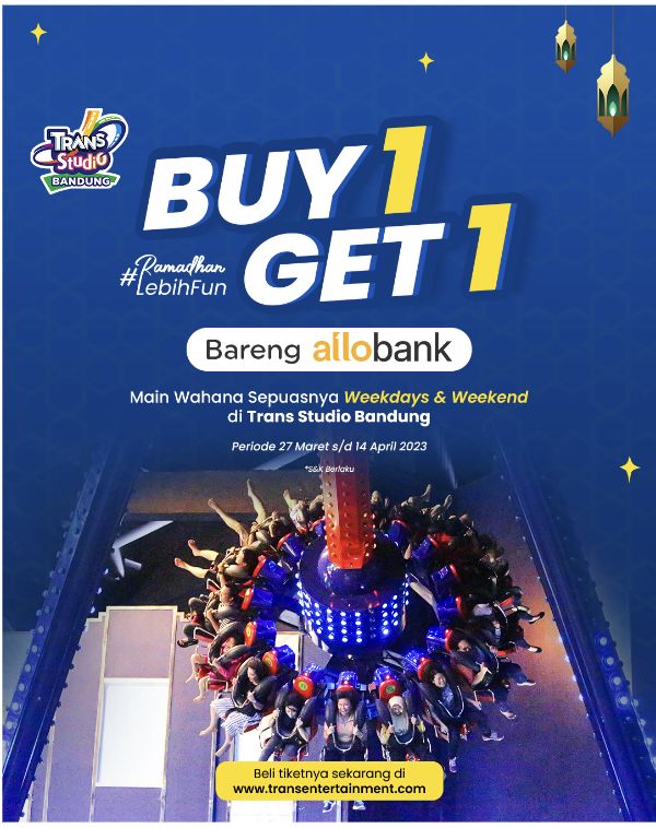 Promo Trans Studio. bulan April