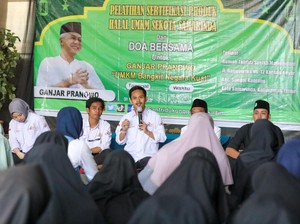 Relawan Ganjar Dorong UMKM di Samarinda Miliki Sertifikasi Halal