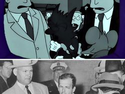Saat Karakter The Simpsons Mengulang Foto Momen Ikonik Dunia