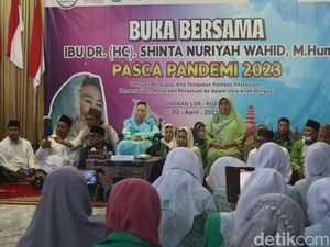Pesan Shinta Nuriyah Wahid saat Buka Bersama Antarumat di Undaan Kudus