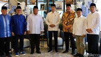 Hatta Rajasa Foto Bareng Jokowi-5 Ketum Parpol, Ikut Pertemuan Tertutup?