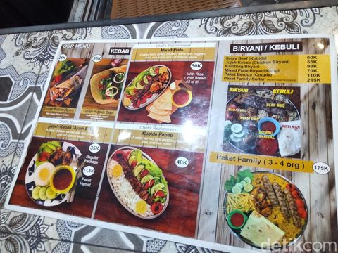 Kebab hingga nasi biryani di Sorento Kebab Station Surabaya