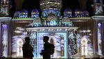 Masjid At-Thohir Tampilkan Video Mapping Ramadan, Indah Banget