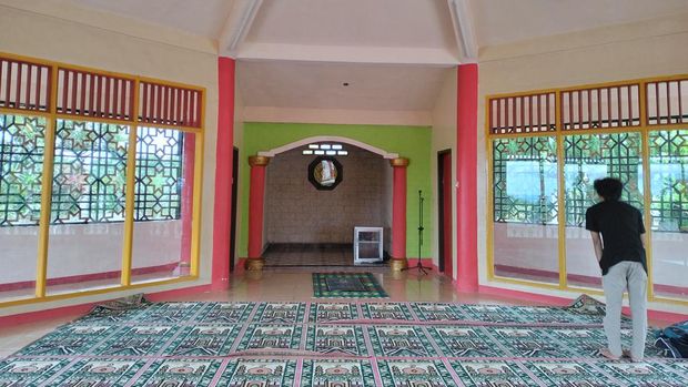 Masjid M Ridwan atau kerap disebut Masjid China di Desa Pakuan, Kecamatan Narmada, Lombok Barat. (Foto: Ahmad Viqi/detikBali)