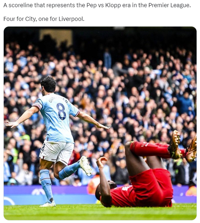 Meme Liverpool Kalah 1-4 dari Manchester City