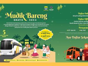 Kuota Terbatas! Yuk Ikut Mudik Gratis Bersama Pemkot Bandung