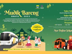 Kuota Terbatas! Yuk Ikut Mudik Gratis Bersama Pemkot Bandung