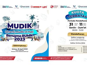 Mudik Gratis LEN, Berangkat dari Bandung Tujuan Yogyakarta-Lampung