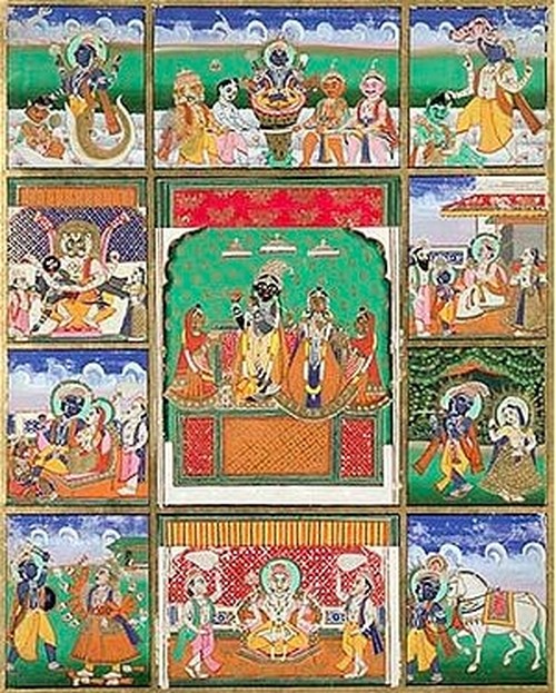 Sepuluh awatara Batara Wisnu. (Dok p2k.unaki.ac.id)