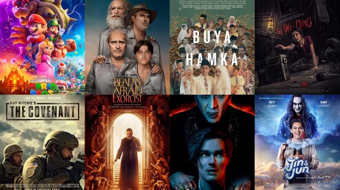 Daftar film yang tayang di bioskop April 2023.