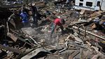Foto Udara Dampak Tornado di Indiana AS