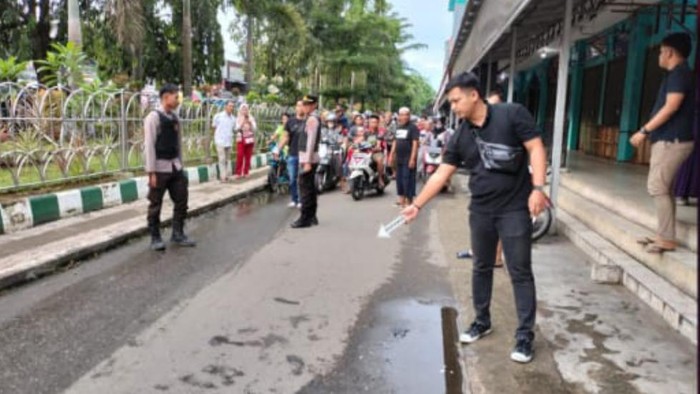 Lokasi dua pria di Hulu Sungai Selatan (HSS) berkelahi hingga menyebabkan satu orang tewas.