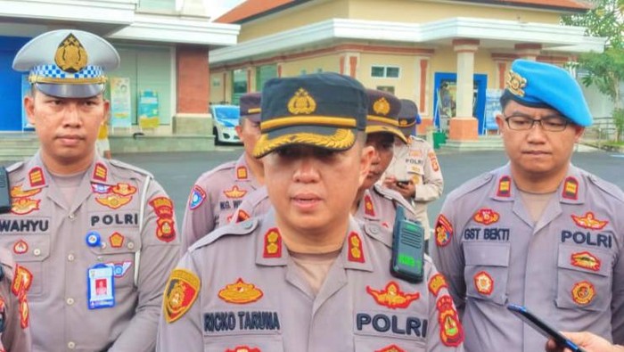 Kapolres Karangasem AKBP Ricko AA Taruna, Senin (3/4/2023). (foto: I Wayan Selamat Juniasa)