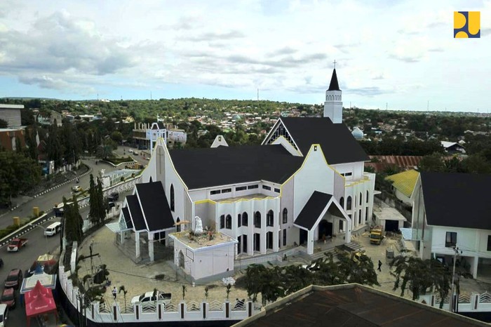 Kementerian PUPR Rampungkan Pembangunan Gereja Katedral Keuskupan Agung Kupang, Tingkatkan Kapasitas Pelayanan Ibadah di Kupang