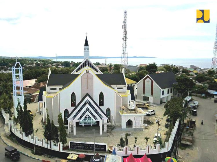 Diterjang Badai Seroja, Gereja Ini Dibangun Lagi Pakai Kocek Negara Rp 24 M