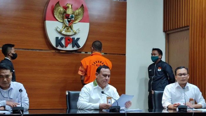 Konferensi pers KPK (Wilda-detikcom)