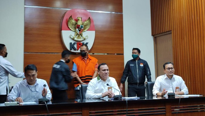 Konferensi pers KPK (Wilda-detikcom)