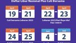Infografis: Jadwal Libur Sekolah Semester Genap 2023-Cuti Bersama-Libur Nasional