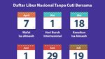 Infografis: Jadwal Libur Sekolah Semester Genap 2023-Cuti Bersama-Libur Nasional