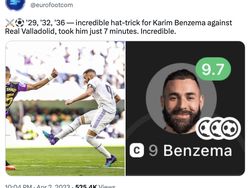 Berkah Ramadan! Karim Benzema Hattrick, Real Madrid Pesta Gol