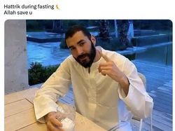 Berkah Ramadan! Karim Benzema Hattrick, Real Madrid Pesta Gol