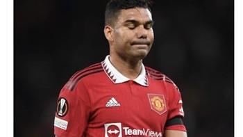 Casemiro dirindukan karena diduga tanpa dia, MU jadi kurang baik performanya. Foto: Twitter