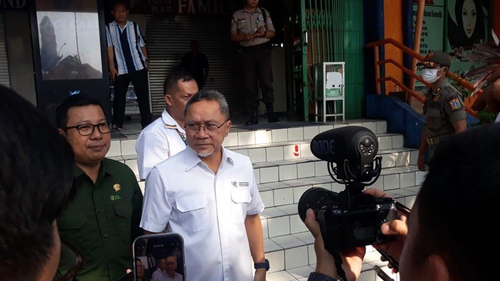 Mendag Tinjau Pasar