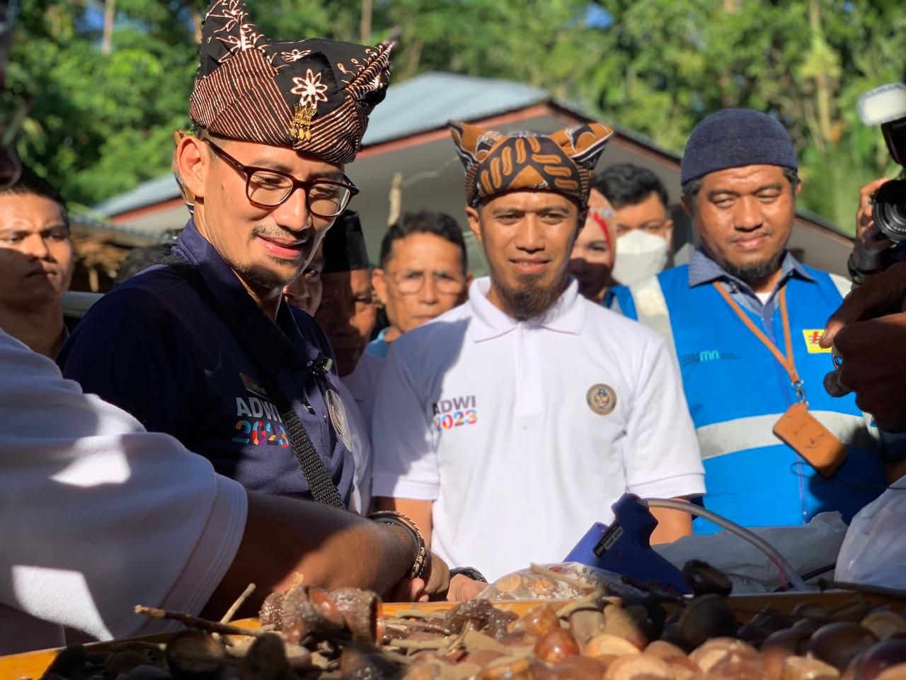 Menparekraf Sandiaga Uno di Desa Wisata Nyarai Padang Pariaman