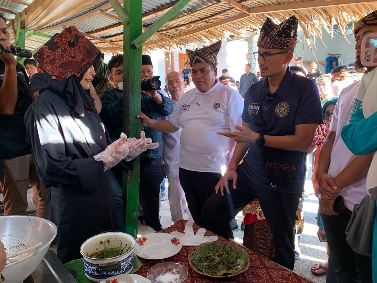 Menparekraf Sandiaga Uno di Desa Wisata Nyarai Padang Pariaman