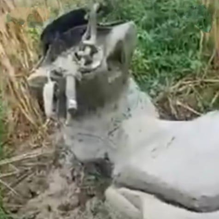 motor pcx ditemukan di sawah dawarblandong