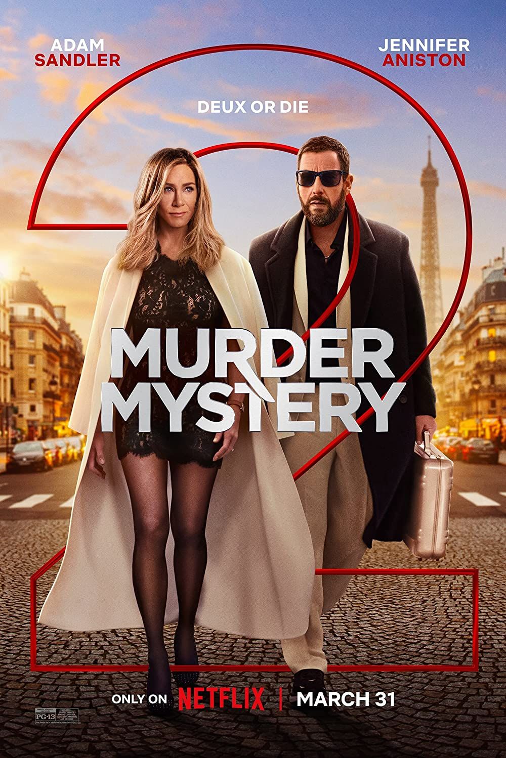 Murder Mystery 2 kini bisa disaksikan di Netflix.