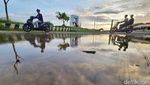 Serunya Ngabuburit di Pantai Sayang Heulang Garut