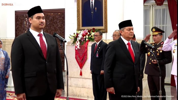 Pelantikan Menpora dan Kepala BNPT