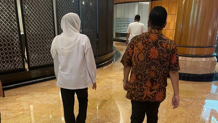 Pertemuan tertutup Khofifah Ahmad Muzani