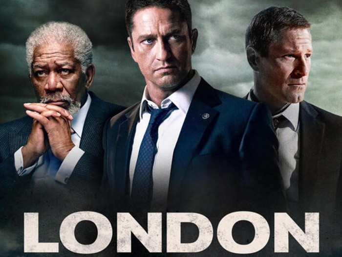 Poster film London Has Fallen, bioskop Trans TV.