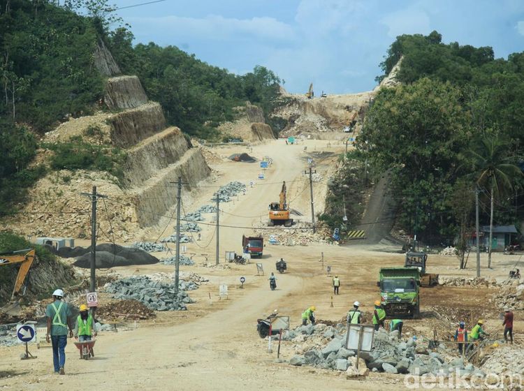 Progres Terkini Pembangunan Jalur Jalan Lintas Selatan di Gunungkidul