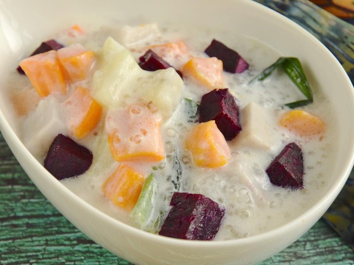 Resep Bubur Ubi Campur