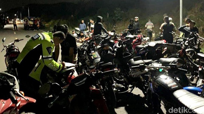 Sebanyka 200 kendaraan terjaring razia balap liar di Tulungagung