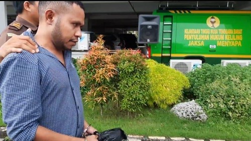 Manager wilayah PT AMG kembali diperiksa selama 5 jam di Kejaksaan Tinggi NTB, Senin (3/4/2023).