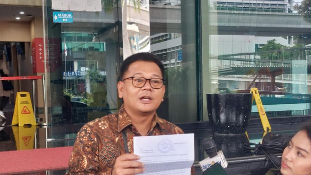 Brigjen Endar saat melapor ke Dewas KPK (Yogi-detikcom)