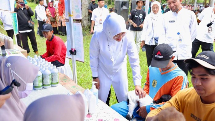 Bupati Ipuk di Bunga Desa