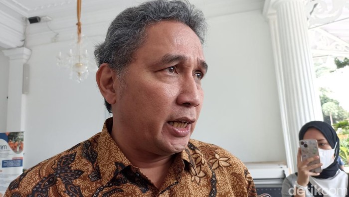 Dirjen Kebudayaan Kemendikbudristek RI Hilmar Farid (Tiara Aliya/detikcom)