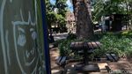 Ulah Tangan Jahil Rusak Fasilitas Taman Cibeunying Kota Bandung