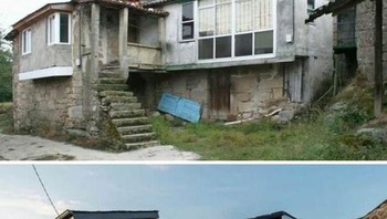 Keaadan dulu dan sekarang rumah yang dulunya tak terurus kini menjadi estetik Foto: Boredpanda