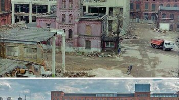 Penampakan salah satu kota di Polandia di tahun 1994 dan 2014. Foto: Boredpanda