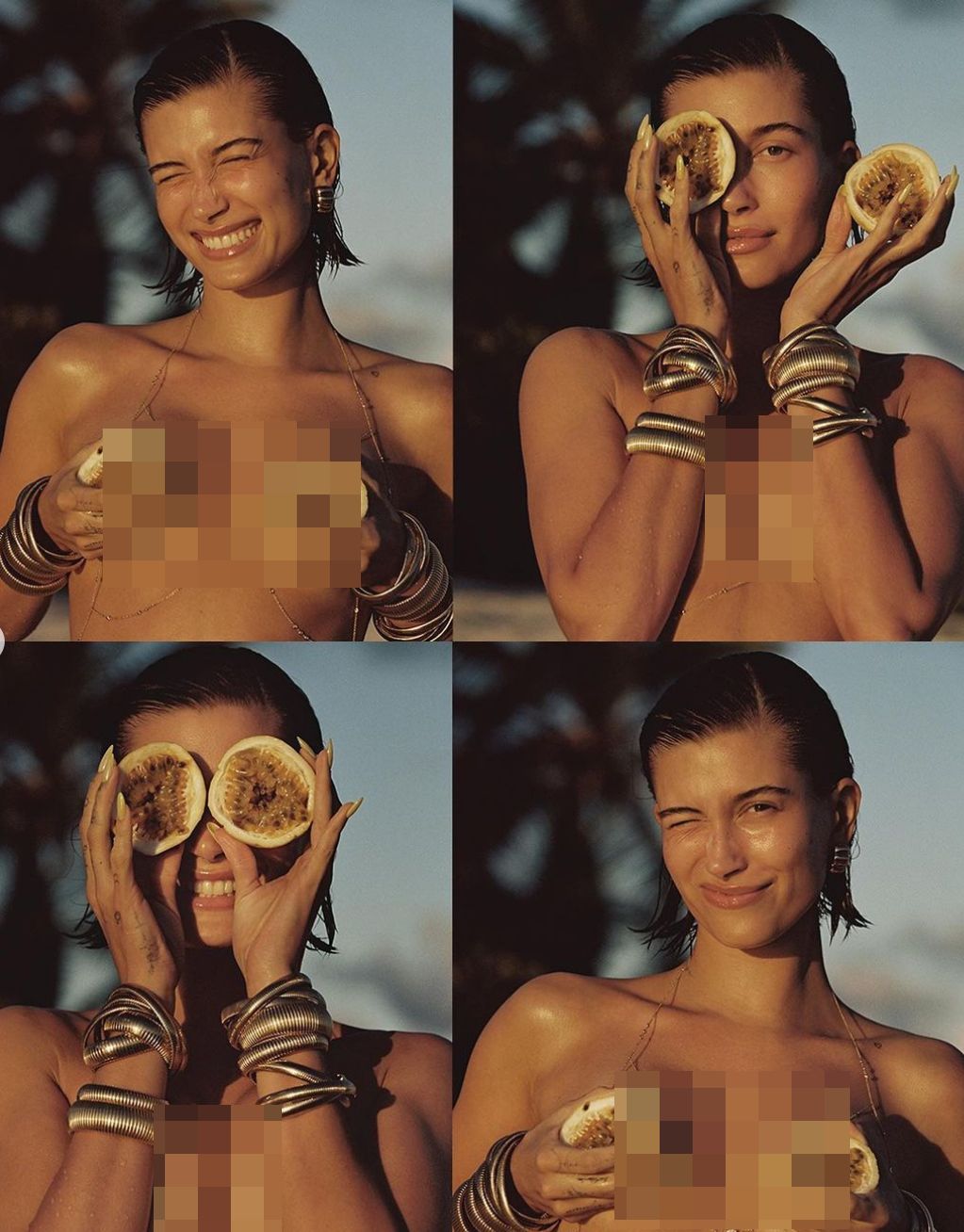 Hailey Bieber promosi produk bibir