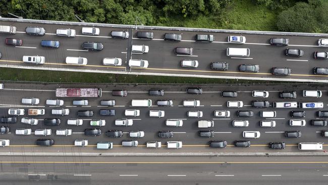 Ilustrasi Contraflow-One Way