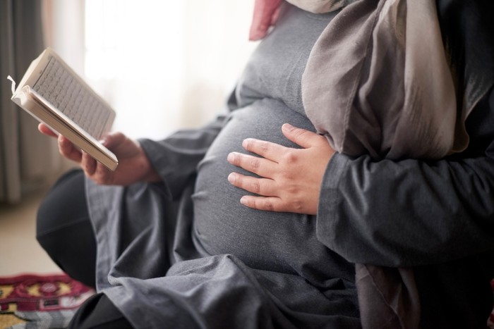 Ilustrasi Muslim Hamil