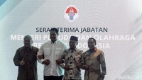 Acara ini dihadiri oleh sejumlah Menpora periode sebelumnya, dari mulai Hayono Isman, Zainudin Amali, hingga Muhadjir Effendy.